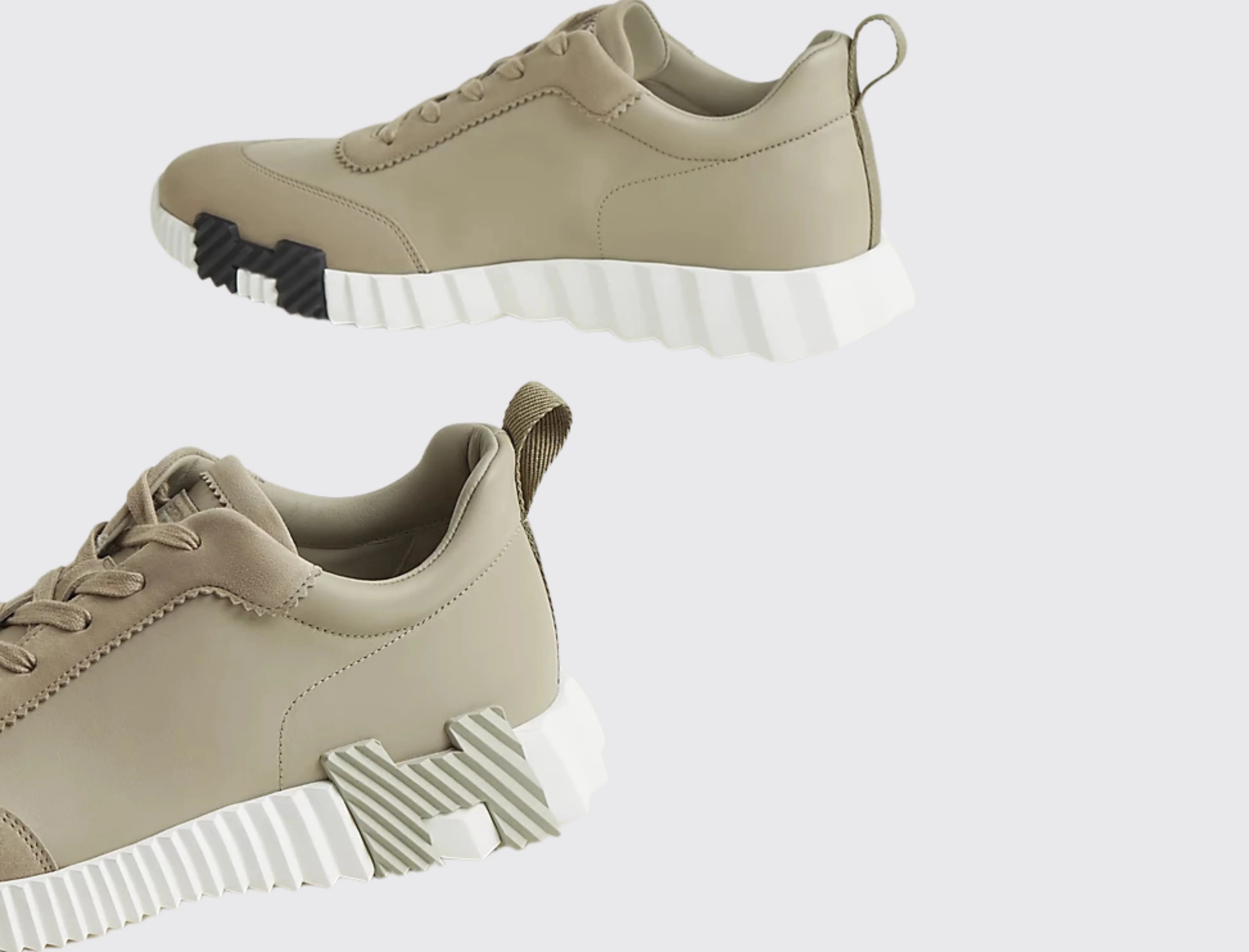 Men's Bouncing Sneakers in Beige Esquisse - Image 4