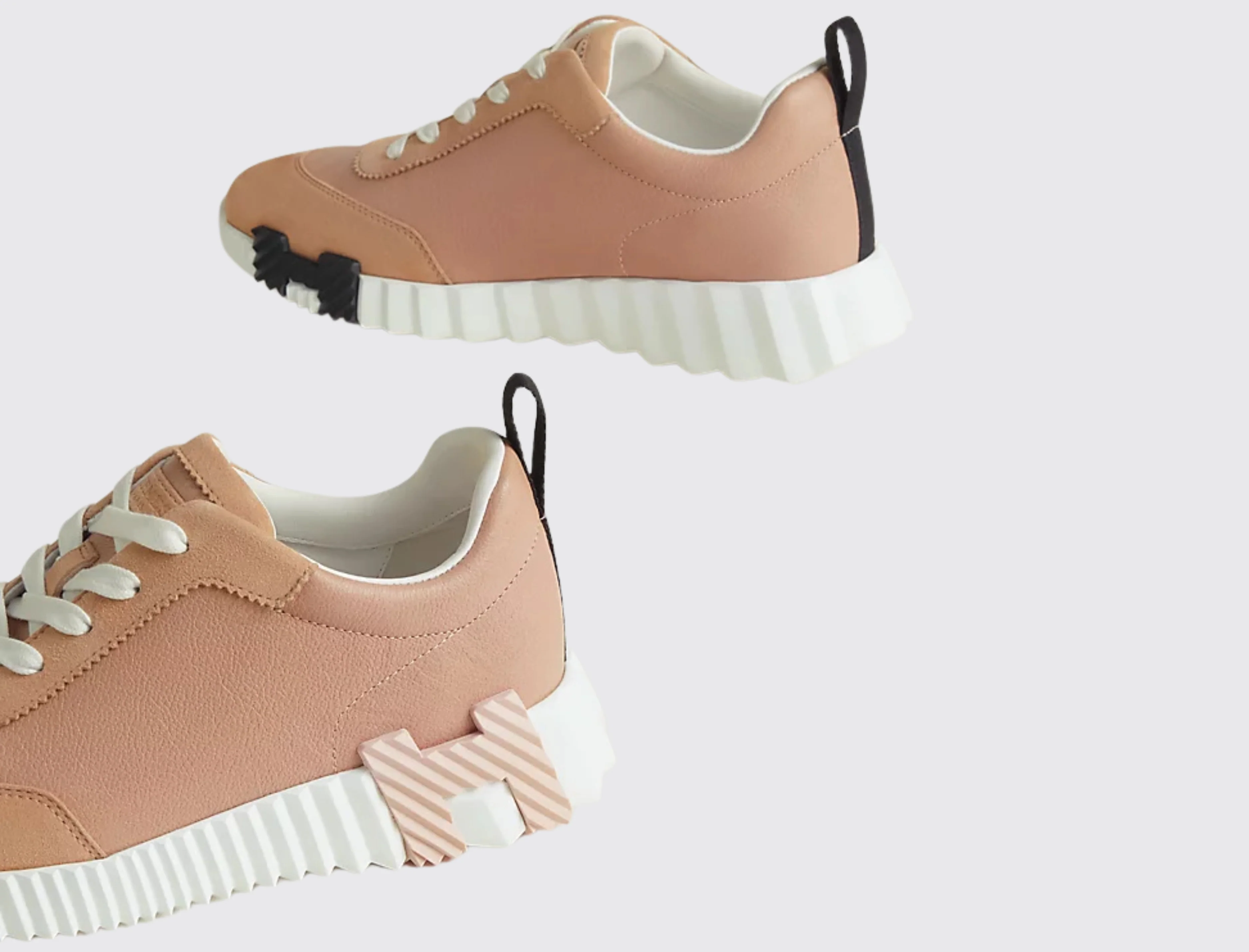 Bouncing Sneakers in Beige Perlino - Image 4