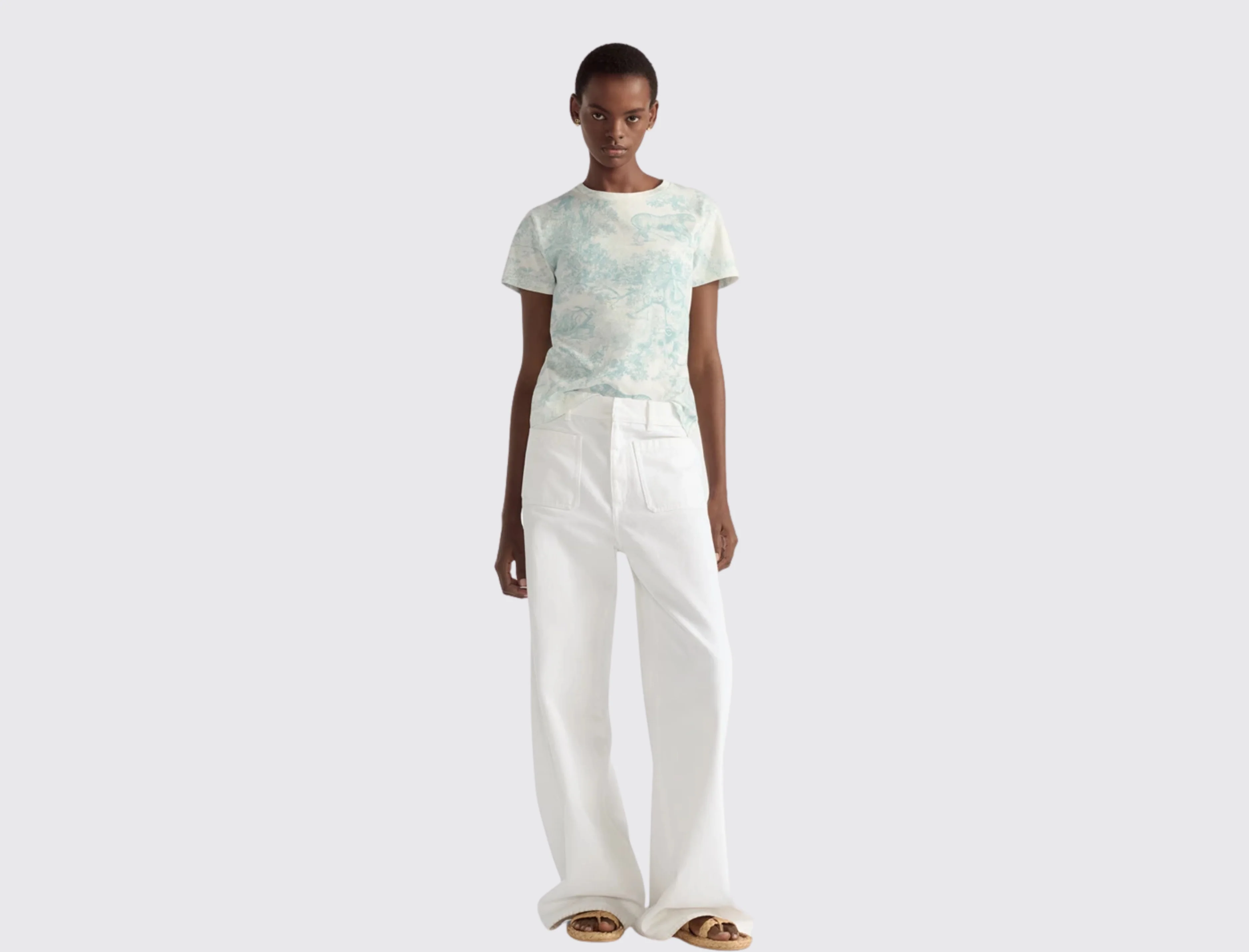 Dioriviera T-Shirt in Vert Muguet - Image 3