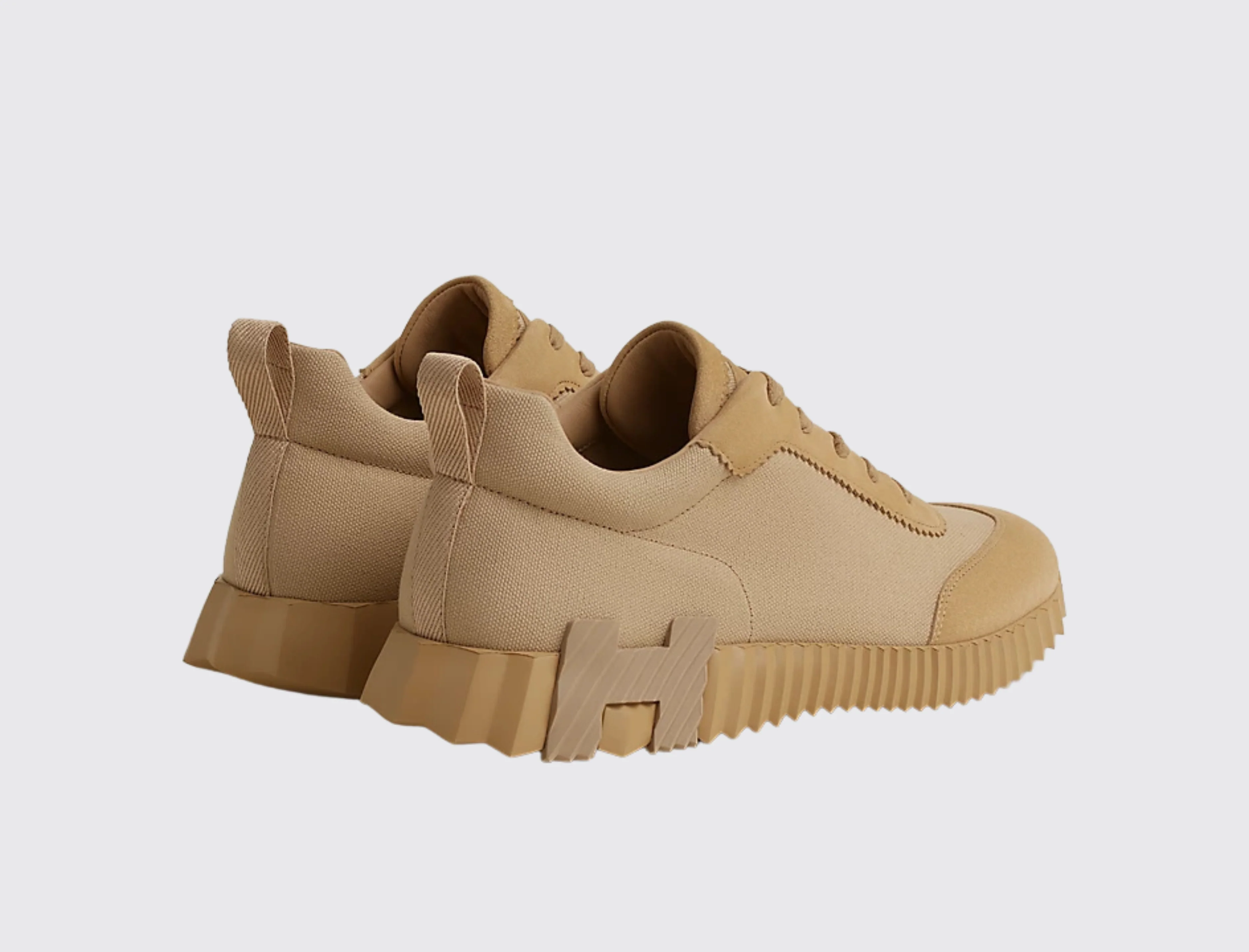 Men's Bouncing Sneakers in Beige Albâtre - Image 3
