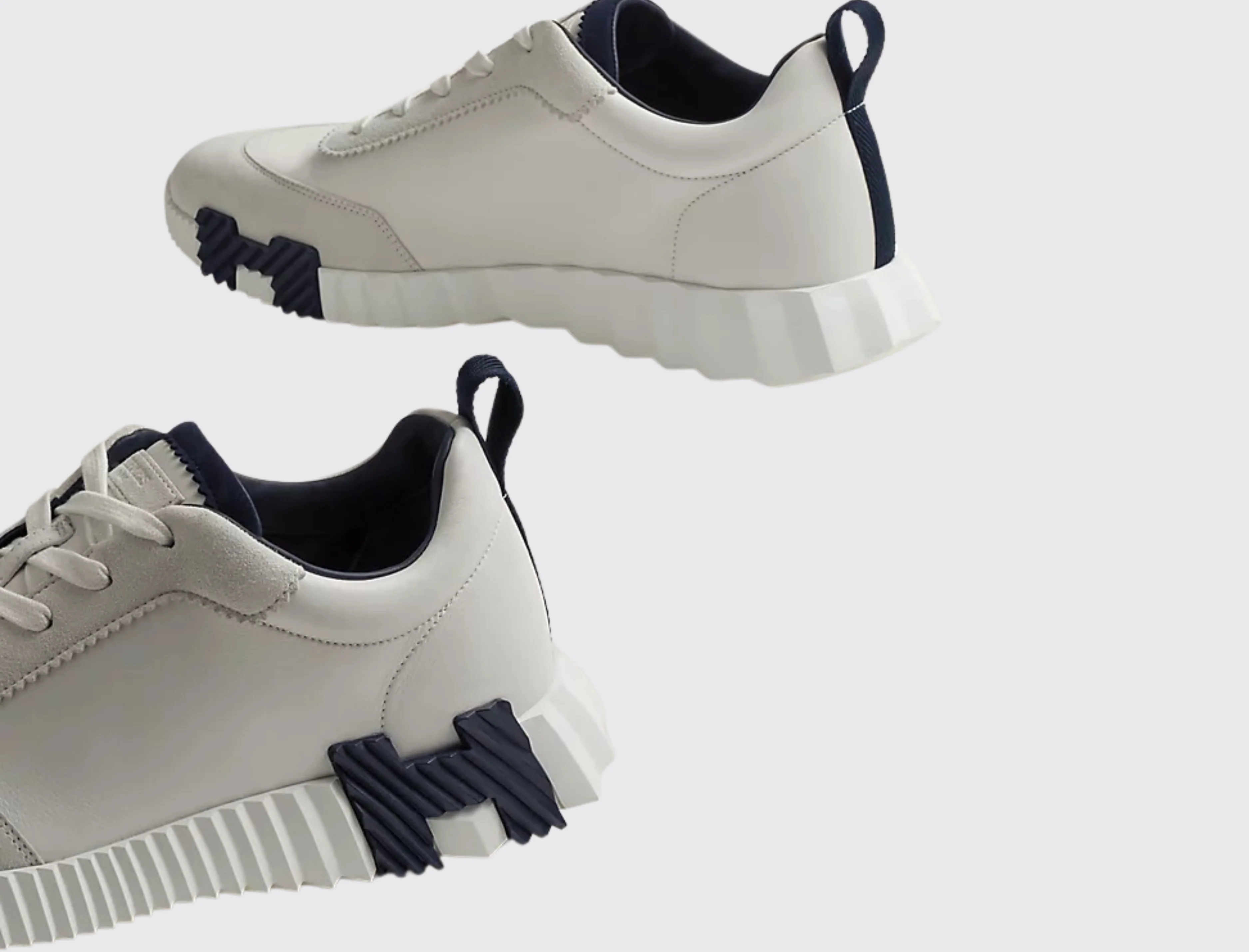 Men's Bouncing Sneakers in Blanc - Image 4