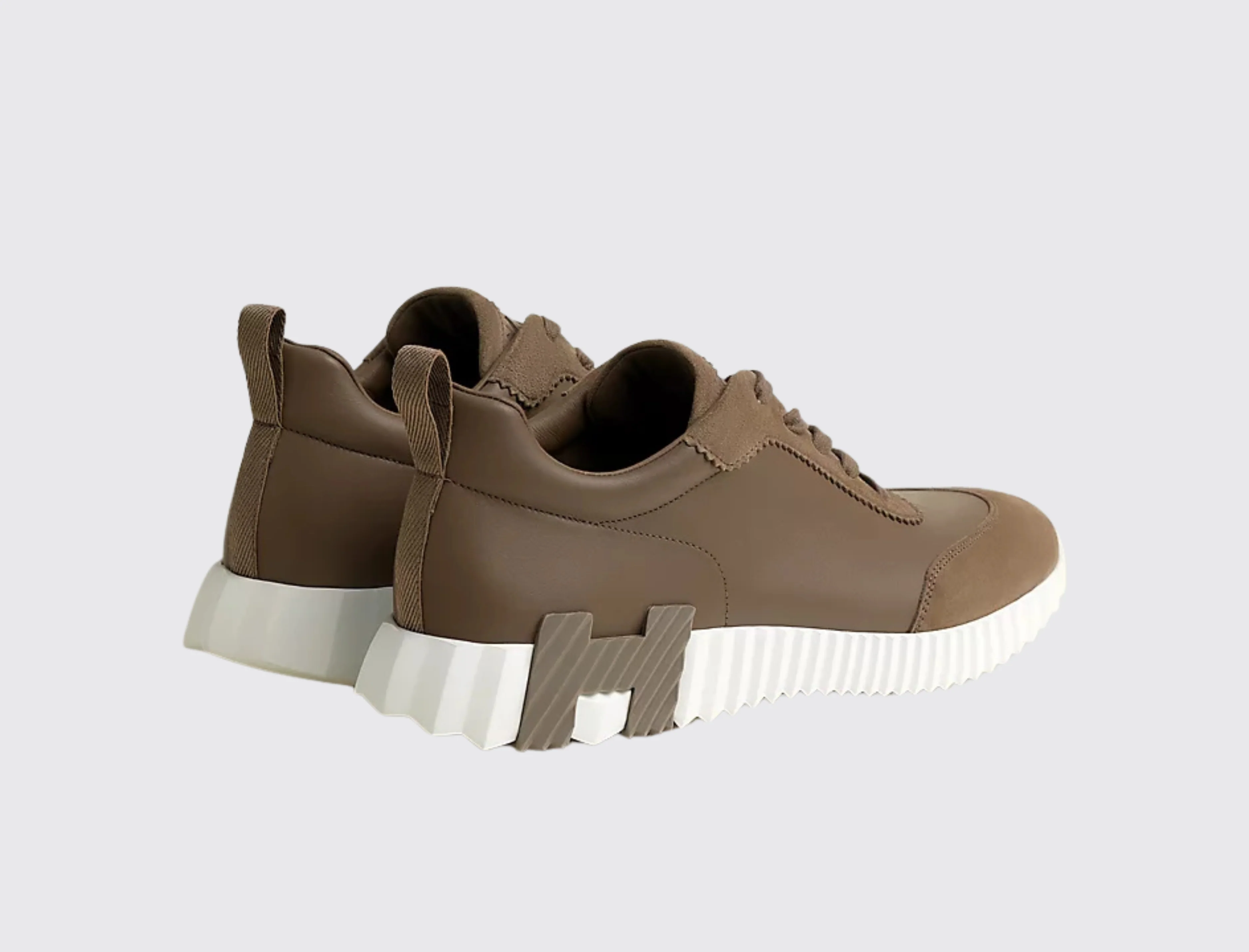 Men's Bouncing Sneakers in Etoupe - Image 3