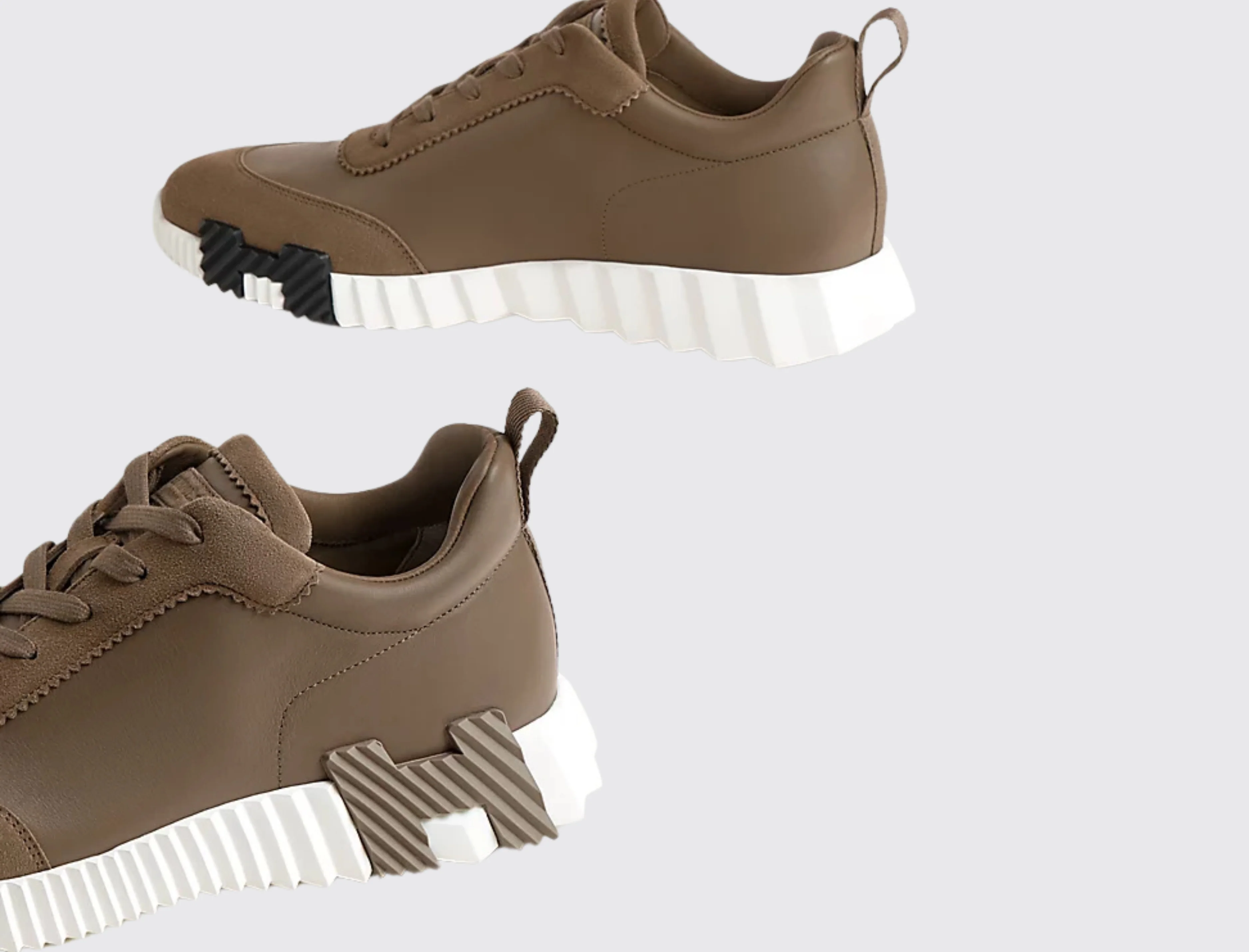 Men's Bouncing Sneakers in Etoupe - Image 4