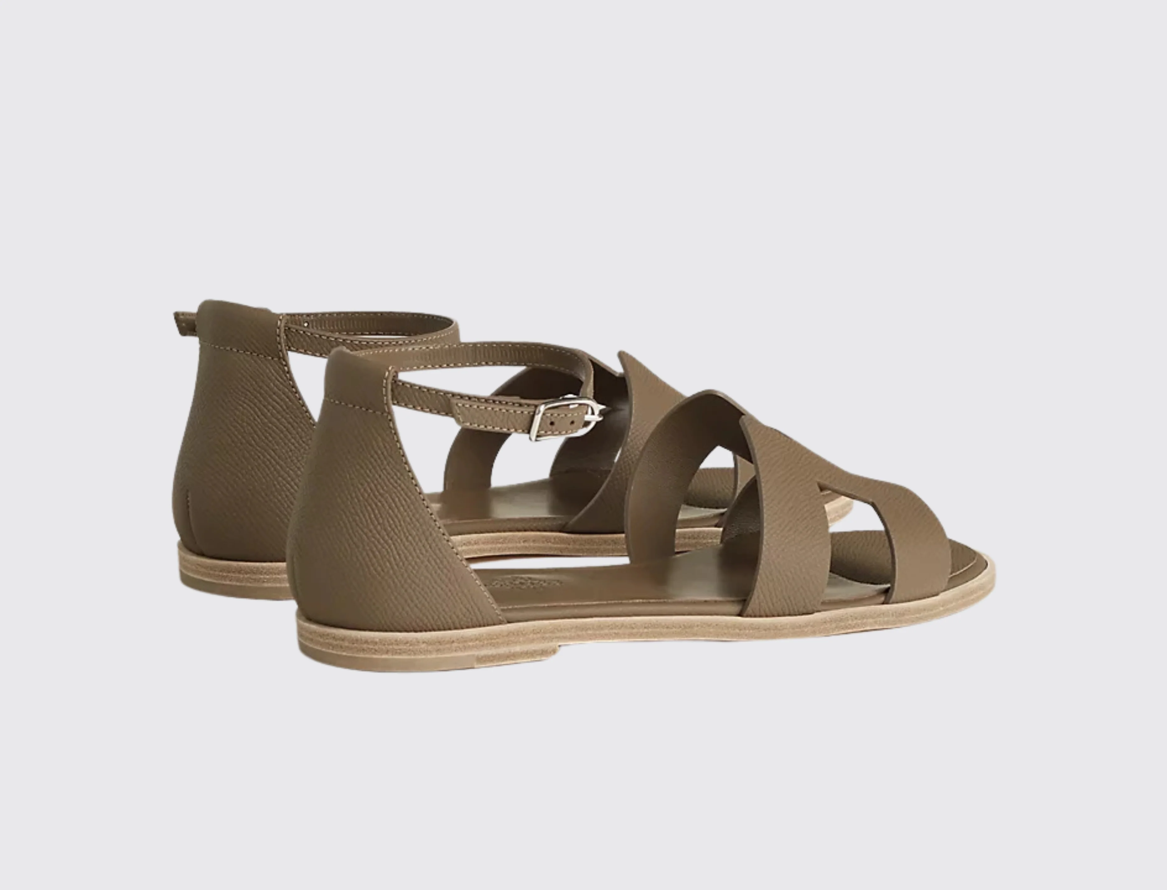 Santorini Sandals in Étoupe - Image 3